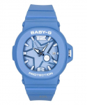 Casio Baby-G Analoog Vaik Sinine sihver Kvartskell BGA-10D-2A2 100M Naiste kell sinine
