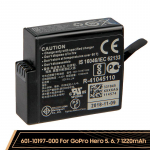 Laetav liitiumaku GoPro Hero 7 Hero 6 Hero 5 jaoks 601-10197-000 Spordikaamera aku 1220mAh