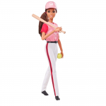 barbie Tokyo ol&uuml;mpialitsentsiga Barbie pesapallim&auml;ngija Tokyo 2020 ol&uuml;mpiam&auml;ngud ja aksessuaarid 3 ja GJL77 [Riietumisnukk] [Nukukomplekt] [Vanematele]