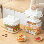5L Kimchi pressi hoiukarp Hapukurgipurk Kurkide, hapukapsa, kimchi hoiustamiseks ja fermentatsiooni korraldamiseks 5L