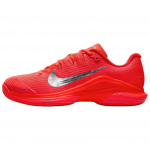 Nike Vapor 12 Support Low top Tennis Shoes Women's Red Silver HQ2595-600 38.5
