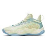 Anta Magic Cement Slip Resistant Abrasion Resistant Low top Basketball Shoes Men's Yellow 912321610S-1 43