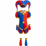 Uus Laste &Uuml;hesosakost&uuml;&uuml;m Cosplay Maagiline Digitaalne Tsirkus Pamney Multikashow Klouni &Uuml;likond 110cm