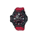 CASIO Meeste Must Kell GA-1000-4B GA-1000-4B Burgundy Strap Black Watch Case
