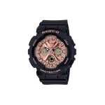 CASIO G-Shock Baby-G BA130-1A4 Roosa k&auml;ekell BA-130-1A4 BA-130-1A4 Pink Dial and Black Band
