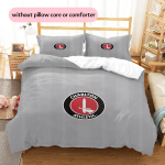Charlton Athletic FC Musteriga Voodipesu Tekikott Komplekt Kodu Kaunistus Kingitus (1 * tekikott + 2 * padjap&uuml;&uuml;ri ilma s&uuml;damikuta) 135x200cm