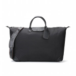 Longchamp Boxford 54 Suure Mahutavusega Kokkupandav T&otilde;mblukuga Kotirihmaga &Otilde;lakott Reisimiskott Unisex kotid Must 1625080001 Black