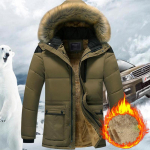Uus Winter Fashion meeste pluss fliisist kapuutsiga jope pluss fliisist sooja- ja k&uuml;lmakindel meeste polsterdatud jope M