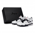 Jordan Air Jordan 4 Vintage Korvpallijalatsid Meeste Keskmise s&auml;&auml;rega Must/Valge FV5029-100(Team80-S-BOX) 44.5