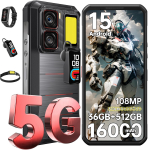 OUKITEL WP300 5G Mobiiltelefon 36GB+512GB 16000mAh 108MP Android 15 Nutitelefon must