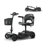 The new Sweetrich S2 electric scooter, equipped with 250W 24V 12Ah 7.5 * 2.0 tire swivel chair LED lights, can carry 136 kilograms in the 2026 model. 250W 24V 12AH（Fold） must