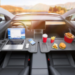Kokkupandav arvutialus roolirattale Tesla M3/Y s&otilde;idule Laud roolirattale Auto lisavarustus Model 3 Model Y jaoks CHINA