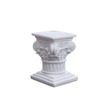 Nostalgiline Cherub Angels Column Klassikaline pika kasutuseaga aiakaunistus 1 gray