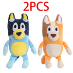 8 stiili 17-28cm Bluey koer Bingo pere pehme m&auml;nguasi multifilmikoer pehme t&auml;idetud loom v&otilde;tmehoidja nukk s&uuml;nnip&auml;evakingitus pere Blue-Y Bingo yellow