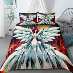 Anime Fairy Tails Laste Voodipesu Komplekt King Size Queen M&otilde;&otilde;tmed T&auml;ism&otilde;&otilde;tmed T&auml;is &Uuml;ksikm&otilde;&otilde;tmed &Uuml;ksikm&otilde;&otilde;tmed Suurus Suurus siil Voodipesu Komplekt 140x210cm gray