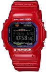 P&auml;ikesej&otilde;ul t&ouml;&ouml;tav k&auml;ekell Punane [Casio] G-Shock G-LIDE Raadiojuhitav GWX-5600C-4JF Meeste