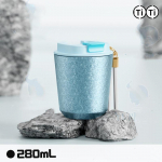 Termoisolatsiooniga kohvitass reisimiseks kaanega lekkekindel titaanist vooderdusega termospudel kuumadele ja k&uuml;lmadele jookidele 280-480ml