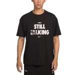 Nike Still Talking Meeste L&uuml;hikeste Varrukatega Korvpalli T-s&auml;rk Must IH8584-045 L