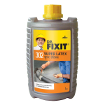 DR. FIXIT 302 SBR Lateks Super Lateks Veekindlustus- ja Remondilisand Katusele, Vannituppa, Terrassile, 1kg Hall Ehitus