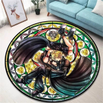 Multikas Kingdom Hearts Prinditud &Uuml;mmargune Vaip Elutuba Magamistuba Libisemiskindel Vaip P&otilde;randamatid Magamistoa Kaunistus S&uuml;nnip&auml;evakingitus 100cm black