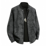 Nahkjakk Meestele Suede Joped Kevadine Tuulejope &Uuml;lem&otilde;&otilde;duline 6XL 7XL 8XL Suur Suurus T&auml;navamood Moto S&uuml;gis Br&auml;nd Veekindel Softshell M must