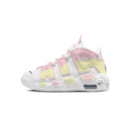Nike Air More Uptempo Pehmed ja Armsad Makaronist Polsterdus Hingavad Keskmise S&auml;&auml;rega Korvpallijalatsid Naiste Valge Roosa DH9719-100(Team1868) 35