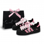 Adidas Originals Superstar 2 Rula Kingad Naiste Madalad Must/Roosa JH9977(Team52-S-BOX) 35.5