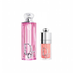 DIOR 'i uus versioon of Charming Powder Huule&otilde;li Huulel&auml;ige, kaheosaline komplekt, EDP, lilleline ja puuviljane l&otilde;hn, roos litshi vanill roosa kuldne v&auml;rv