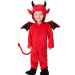 Halloweeni Armsad Kuradi ja Vampiiri Kost&uuml;&uuml;mid Lastele - Poistele ja T&uuml;drukutele Large punane