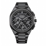 CITIZEN Attesa seeria, 100 meetrit veekindel, moodne ja lihtne stiil, kerge kvarts, titaanist rihm, 44mm meeste k&auml;ekell, must sihverplaat CC4105-69E must
