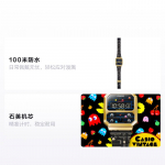 CASIO YOUTH seeria-metallist v&auml;ike ruudukujuline Pac-Man &uuml;hisbr&auml;ndiga v&auml;ike ruudukujuline LCD-ekraan sportlik veekindel kvarts terasrihmaga meeste k&auml;ekell A100WEPC-1BPR-person must
