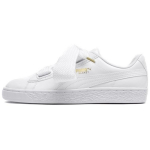 (NAISTE) PUMA Basket Heart Patent 'White' Naiste 363073-02 EU 38