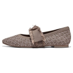 Skechers Cleo Snip Mugavad madalad vabaajajalatsid Naiste toss Pruun 158676-MOC 39 gray