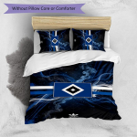 Hamburger SV jalgpallitr&uuml;kiga 3-osaline voodipesukomplekt, mugav nahas&otilde;bralik magamistoa tekikottide komplekt 135cm*200cm