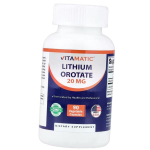 Liitiumorotaat, Lithium Orotate 20, Vitamatic 90kaps (36710001) 90vcaps