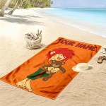 Kohandatud nimega Meister Eder Und Sein Pumuckl Prindiga R&auml;tik, Suur Pehme Kiiresti Kuivav R&auml;tik Randa, Telkimiseks, Ujumiseks_xia 80cmx160cm(31x63inch) orange