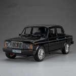 1:18 LADA 2107 Sulamist Auto Valatud Mudelid & M&auml;ngus&otilde;idukid Metallist M&auml;nguauto Mudel Heli ja Valgus T&otilde;mba Tagasi Kollektsioon Laste M&auml;nguasi must