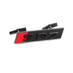 3D ABS Kroom Must Logo SQ3 SQ5 SQ7 Embleem Auto Esiv&otilde;re M&auml;rk Tarvikud Audi SQ
