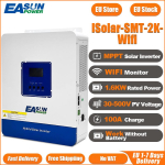 Easun Power 2000w 4000w 6200w 12v 24v 48v MPPT H&uuml;briid V&otilde;rgust Eraldatud Puhas Siinuslaine 100A 120A 230v 50/60hz P&auml;ikeseinverter Laadija WIFI