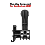 Bambu Lab AMS1 AMS2 viie suuna komponendi sisekeskuse &uuml;hik Kulumiskindel Vedruga Surutav Rull Bambulab AMS 3D-printeri osadele 4 pcs
