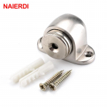 NAIERDI Door Stop Casting P&otilde;randale paigaldatav magnethoidik tsingisulamist magnetpeatused kruvidega