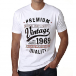 ULTRABASIC &ndash; 1969 Annee Millesim &ndash; Cadeau Anniversaire Depuis 50 Ans T-s&auml;rk Unisex Tee XS valge