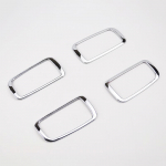 Kroomitud sisemine uksek&auml;epideme kausi kaane kinnituskork trimmivormimiskaunistus Mitsubishi Outlanderi 2014-2018 jaoks valge