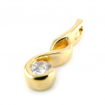 Les Tr&eacute;sors De Lily [F6337] &ndash; kullatud ripats 'C&acirc;lin' kuld