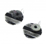 NOA [H8834] - Boucles Cr&eacute;ateur 'Bora Bora' noir must