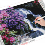 Teemantmaal 5D juga Teemanttikandid maastik K&auml;sit&ouml;&ouml; 20X30CM