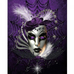 T&auml;is&uuml;mmargune puur 5D DIY Teemantmaal  Lillemask  3D Teemanttikandid Ristpistes Kodukaunistus 20X30CM