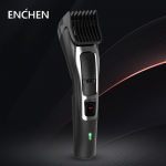 Enchen Sharp3S juuksel&otilde;ikur USB-kiirlaadimisega elektriline l&otilde;ikemasin Madala m&uuml;ratasemega juuksuri juuksed must