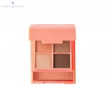 Cute Press Eye & Cheek Mini Palette Blusher & Eye Shadow &ndash; Tai kosmeetiline jumestus 01 Neutral Nude