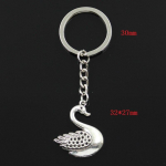 Moodne 30mm v&otilde;tmehoidja metallist v&otilde;tmehoidja v&otilde;tmehoidja ehted antiikplaaditud luik 32x27mm ripats h&otilde;be